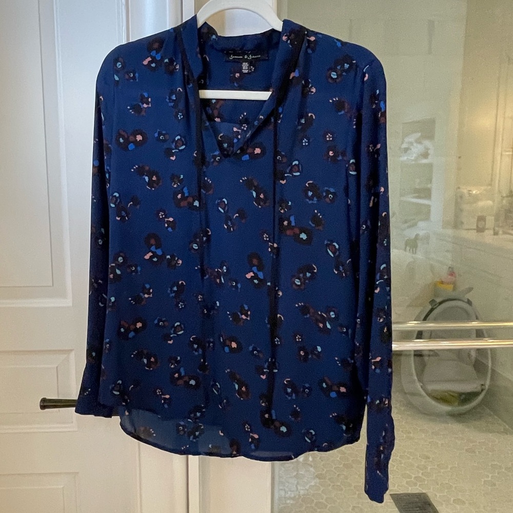 Jasmine & Juliana Blue Blouse Shirt